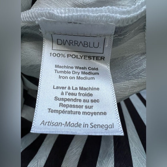 New Diarrablu Leer Ben Palazzo Pants - Lines Black Size Small - Picture 9 of 10